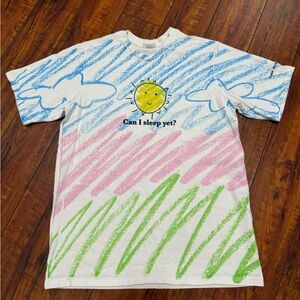 Teddy Fresh Hila Klein’s ‘Can I sleep yet?’ T-Shirt Size Large